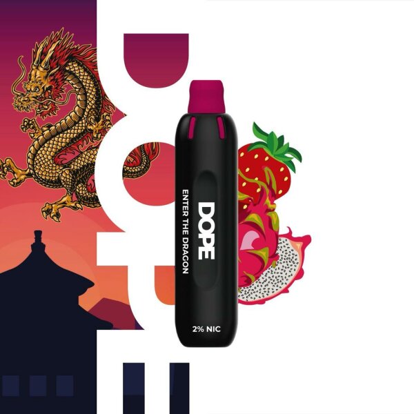 Dope Vape | Enter The Dragon | 600 Züge | Nikotin 20 mg