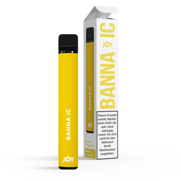 JOY - Stick Vape - Banna Ic - Einweg E-Shisha - Nikoton 20 mg