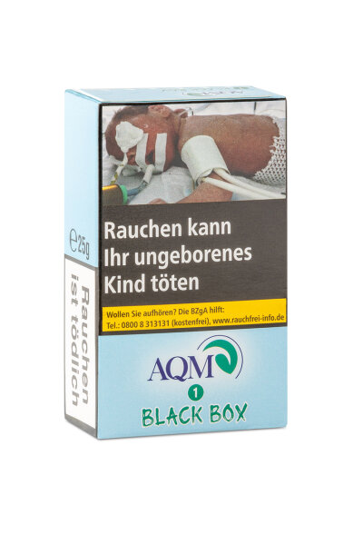 AQM Aqua Mentha - Black Box - Shisha Tabak - 25g