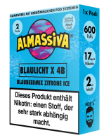 Almassiva Pod | Blaulicht X 4B | Nikotinhaltig 17mg | 2er...