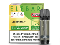 ELFBAR ELFA Pod | Lemon Mint  | 20mg Nikotin | 2er Pack