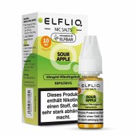 ELFLIQ by Elf Bar | Sour Apple | Liquid | Nikotin 10 mg/ml