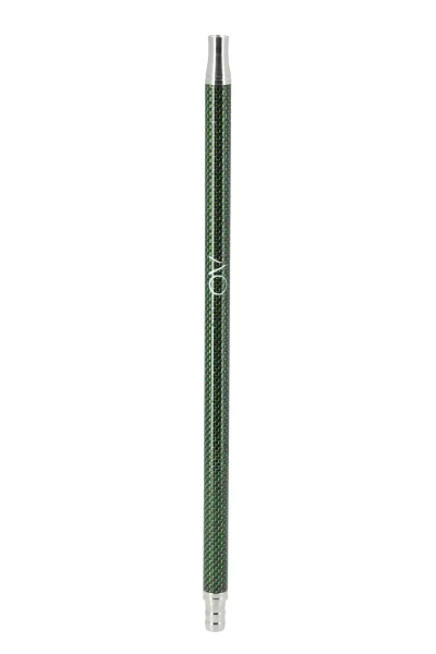 AO | Carbon Mundstück | Edelstahl V2A | Schwarz Grün