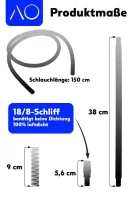 AO | Carbon Schlauchset 18/8 | Schwarz Gold